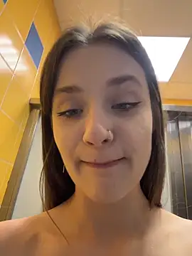 🥵hard & long dildo fuck in tight💧pussy in public restroom🧨😈 - video by KittyQueeny cam model