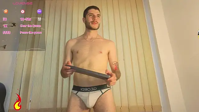 sexy dance with sexy underwear, play with my cock
