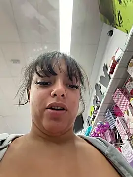 Walking around with my tits out, talking to workers