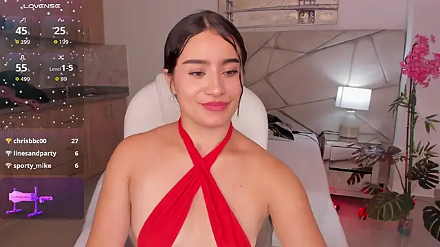 red in my body  😈🥛 - vídeo de Saskia_litt modelo de câmara