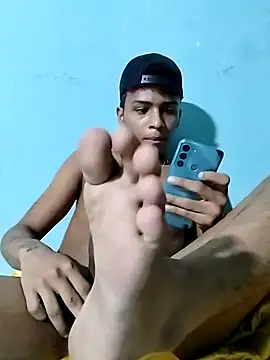 masturbation, foot fetish and cum - video by Manuel_Mateus1 cam model