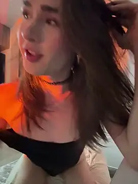 Special show of a very naughty girl in her house alone