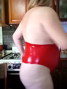 In red latex take me from behind - video by XHelenaX90 cam model