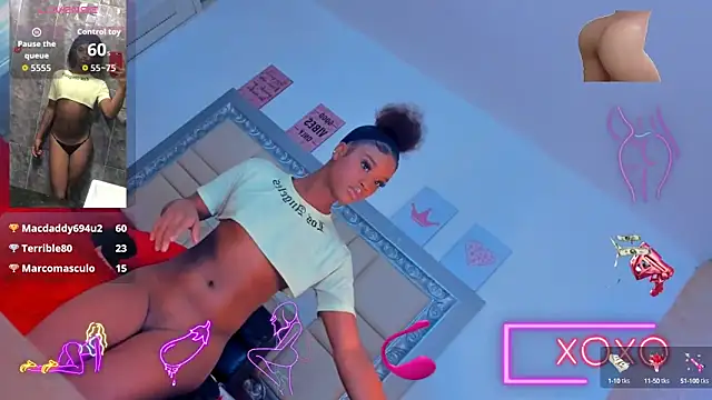 [21 Sep 13:27] Private Show - video oleh model kamera EbonyWildYou