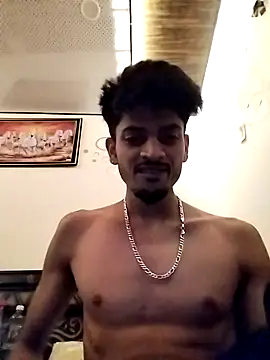Lot of precum in black T shirt - فيديو من Wild_Vassu موديل الكام