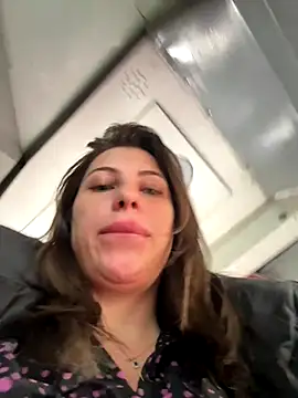 Play with boobs and pussy in train - video by AlexAlice12 cam model