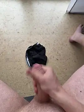 Cumshot in underwear