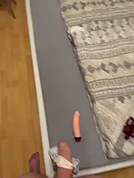 Private Show in moms bedroom (her panties & sextoys)