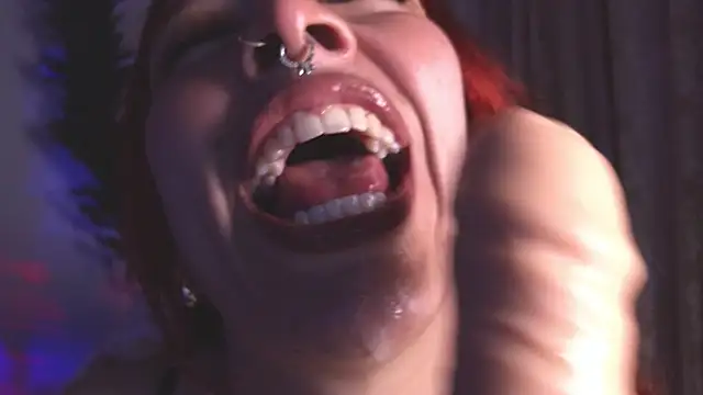 Sloppy deepthroat+ rub pussy and ride dildo 🤪🎥💦 - video by bri_von_dhara__ cam model