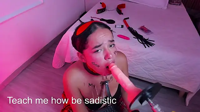 🖤 Slave throat ready for use – join & control me 💋 - video by Kristenbread cam model