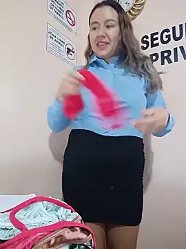 Modeling underwear until we squirt