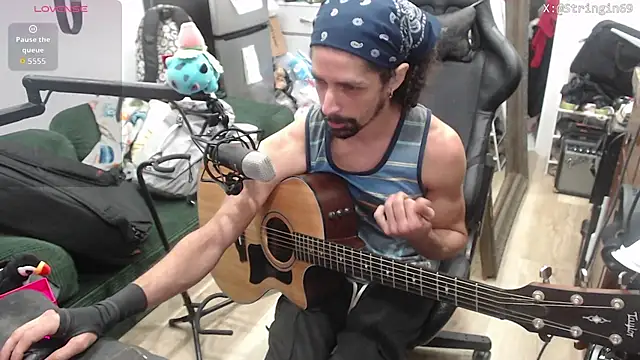 [14 Aug 20:06] Private Show more guitar jams by request - βίντεο μοντέλου Stringin69