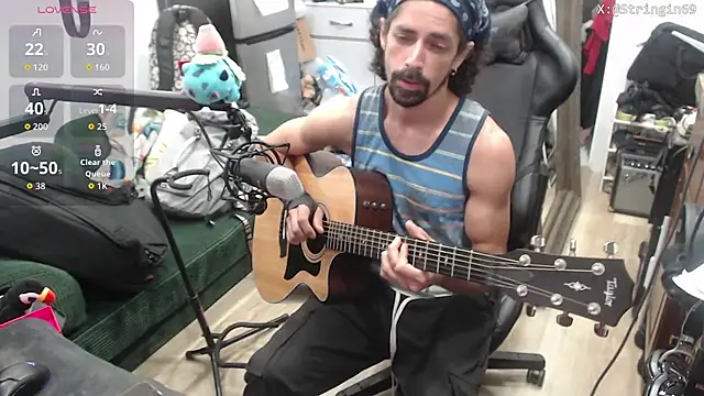[14 Aug 20:16] Private Show guitar jams by request - βίντεο μοντέλου Stringin69