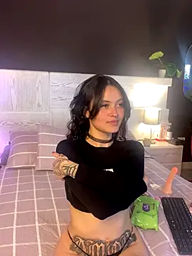 my first time touching my pussy close to you - video by Camila_Nyx cam model