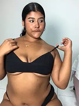 slaps and pinches Ana tits 🔥 - video by AnaBrowmn cam model