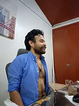 total naked in my ofice