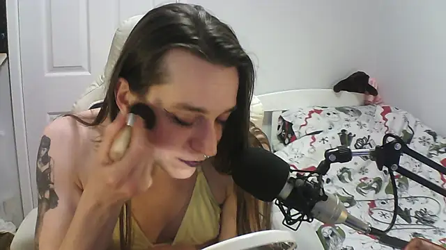 TransFem cums HARD in private show - clip cu AdonisBlossoms model videochat