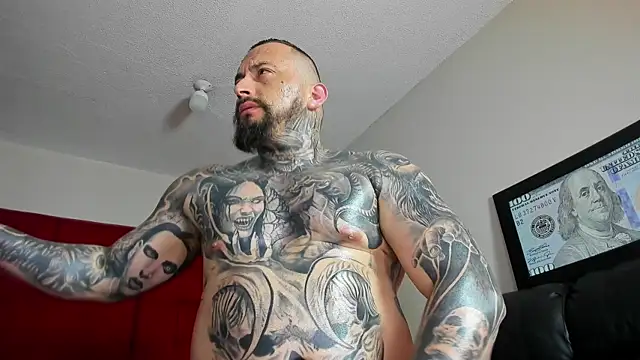 spitting out my cock and masturbating - video by VenomHeat cam model