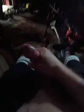 Stroking my thick cock till cumming huge cum shot