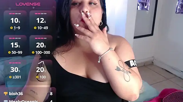 Show smoke - video by Catalinajane1 cam model