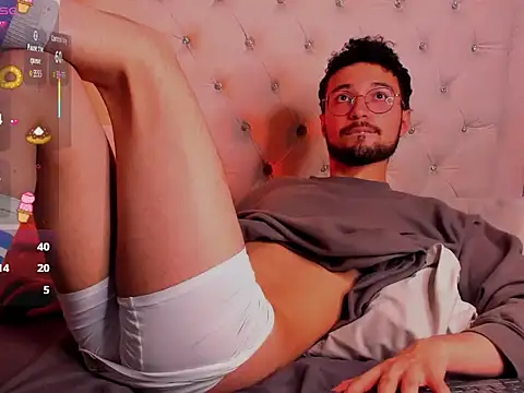 dildo in ass+  play feets with stockings - video by JonnyGreey cam model