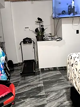 Show Belly with dildo