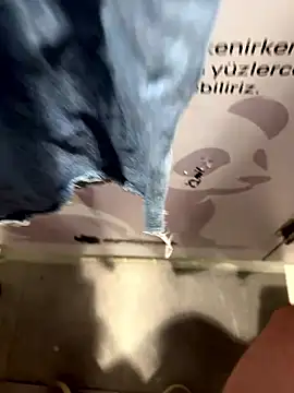 Squirting on floor of the out cab public wc - video by SXkinkyturk cam model