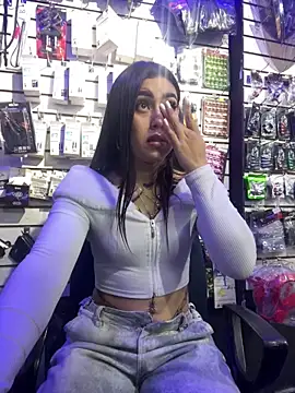 Deep throat with dildo + dildo in vagina and Lush on clitoris
