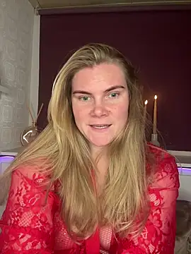 Fingering my pussy in red lingerie - video by SexyBlondJoanna cam model