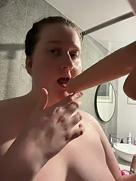 Sucking Dildo in shower how deep can I go?