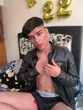 VERY HOT IN MY LEATHER JACKET