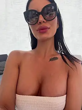 Spit on tits Outside