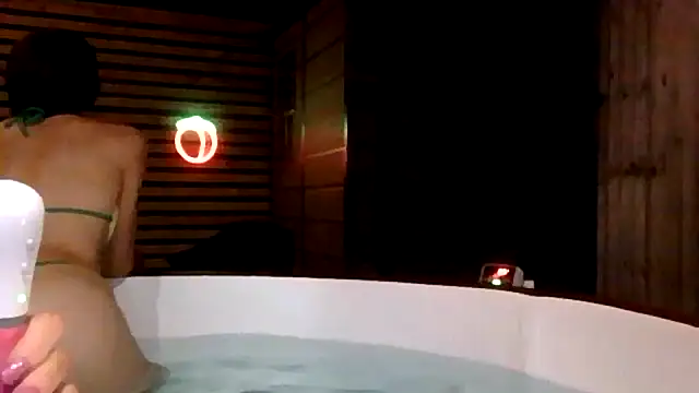 Hot tub fun with Mya @ ThePeachClub