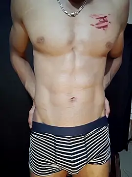 Jerk and full body nude