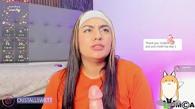 Sucking your delicias cock🥵 - video by Cristall_swett cam model