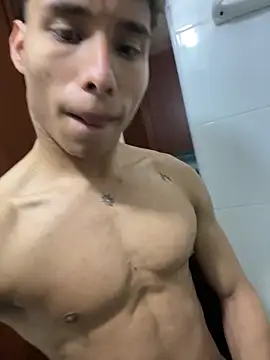 Cock show in the bathroom + cock spitting from different angles🍆🍆