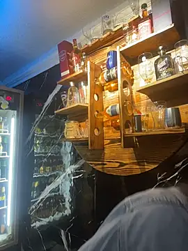 I masturbate my pussy and put my fingers in the bar
