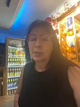 Show boobs+masturbate pussy+ Fuck pussy with dildo in the bar 🤫🤤