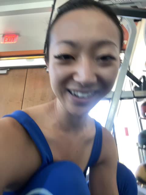 Private Show Anal Public Gym - video by MySweetSofie cam model
