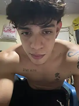a fetish show, I comb my hair in the shower