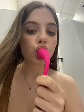 sucking toy after pussy