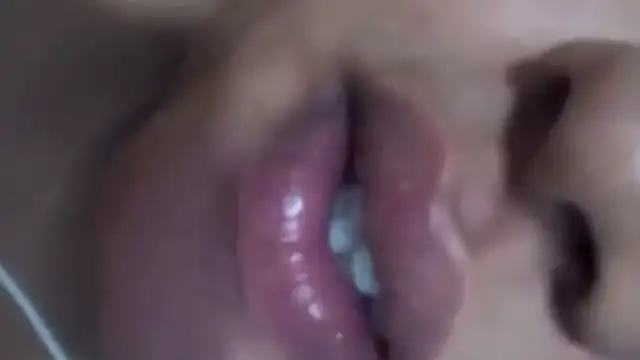big lip and mouth suck fun