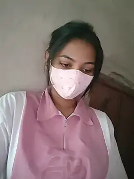 with mask 5 min video - video by divya_140 cam model