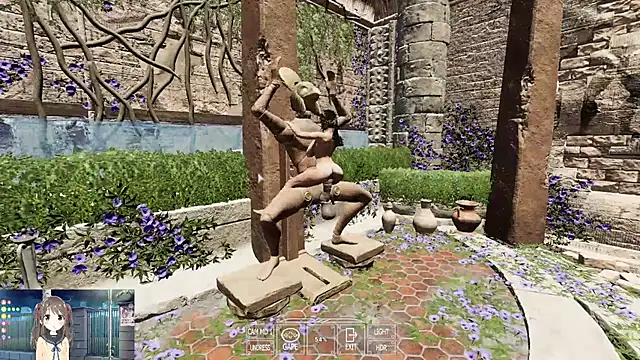 Tara is being fucked by a large statue - видео от уебкам модела FUCKING_TARA_WITH