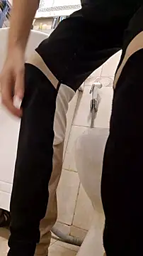 Bathroom strip and masturbate - video by rposhta1991 cam model