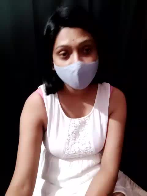 Nude show with mask - video by indianpallavi cam model