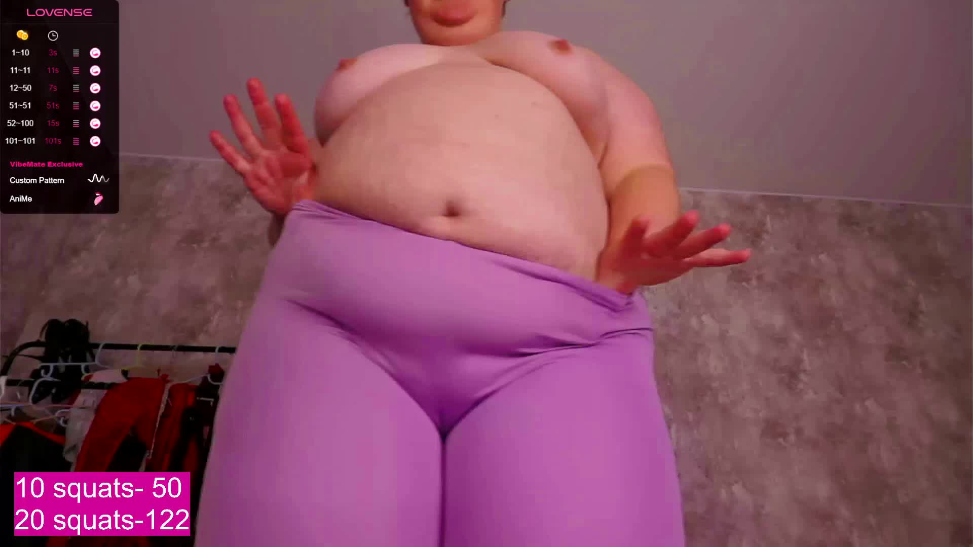 STRIP IN PVT  BBW LEGGINS