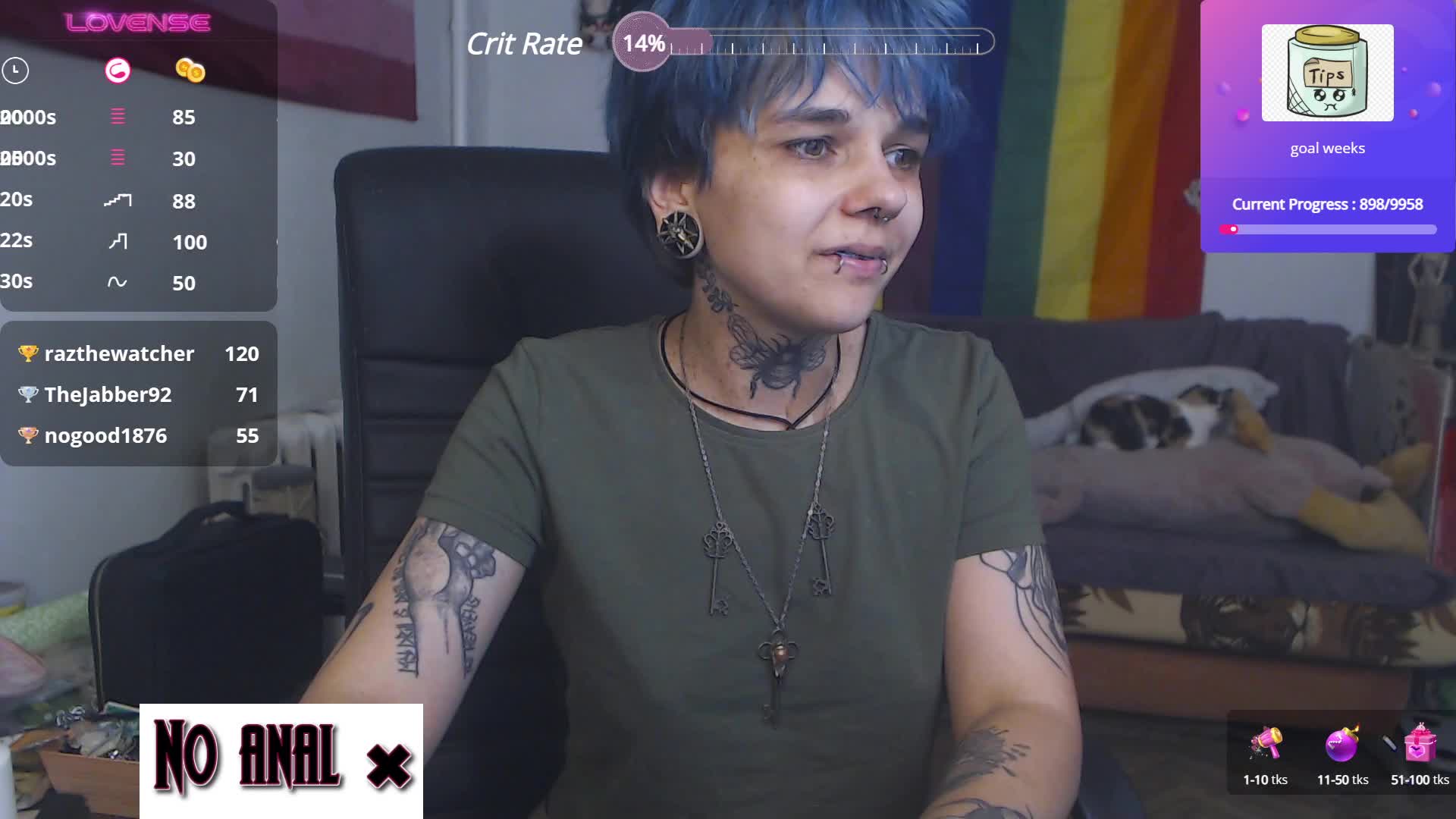 [14 Sep 01:50] vibrator show - วิดีโอโดย Dark__Elf โมเดลแคม