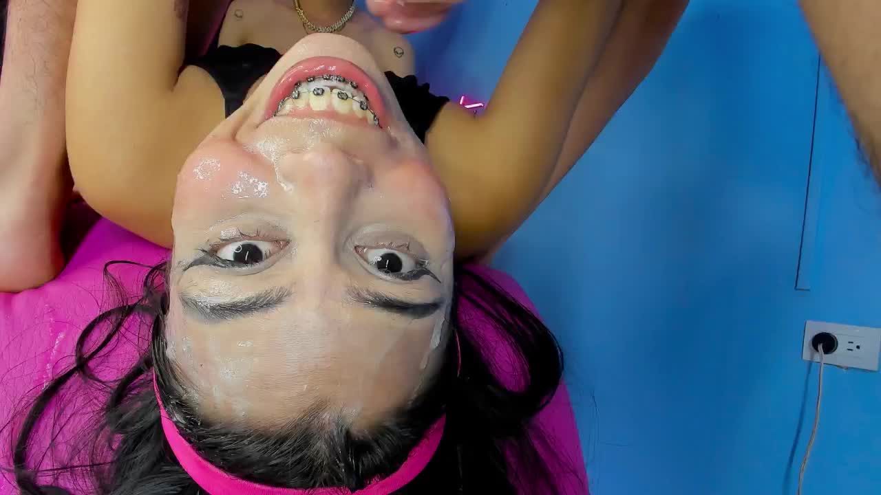 NASTY AND ROUGH DEEP DEEPTROATH - vídeo de lustandsex21 modelo de câmara