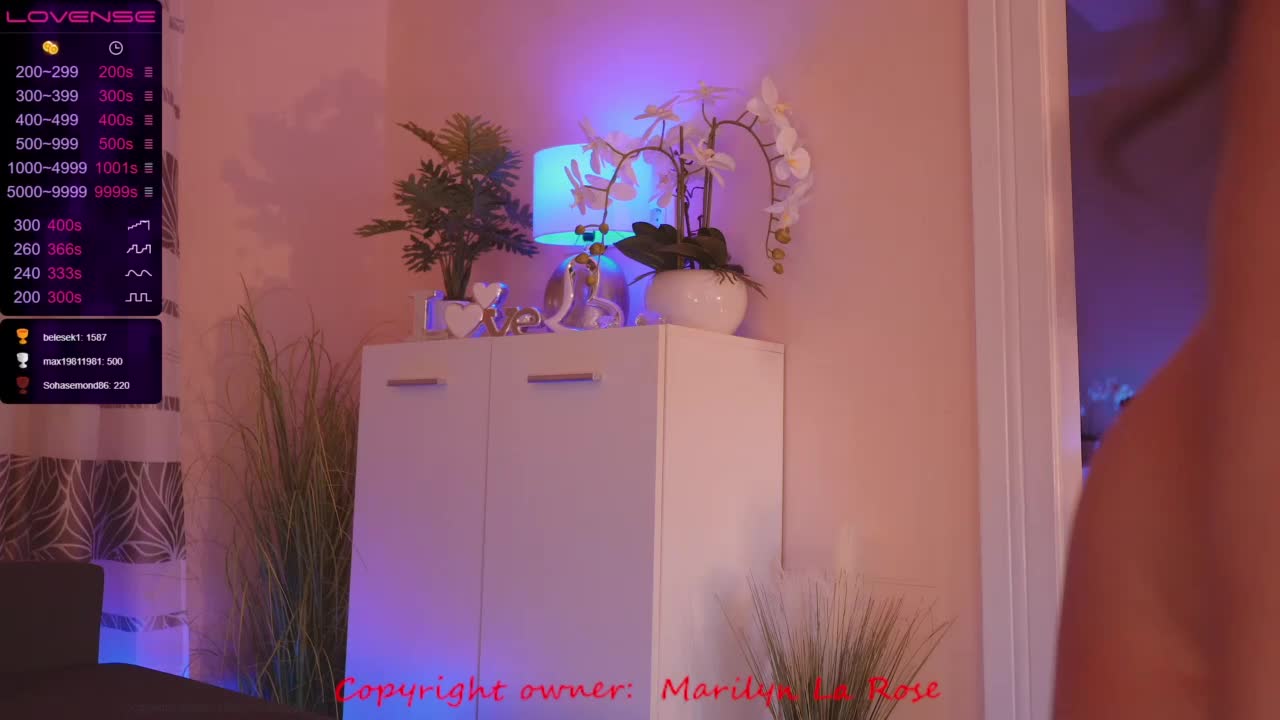 Anal show－カメラキャストのMarilyn_La_Roseの動画